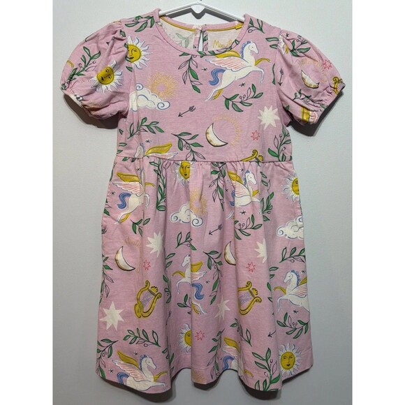 Mini Boden Lot of 2 dresses size 5-6 and 6-7 short sleeve cotton - Picture 2 of 12